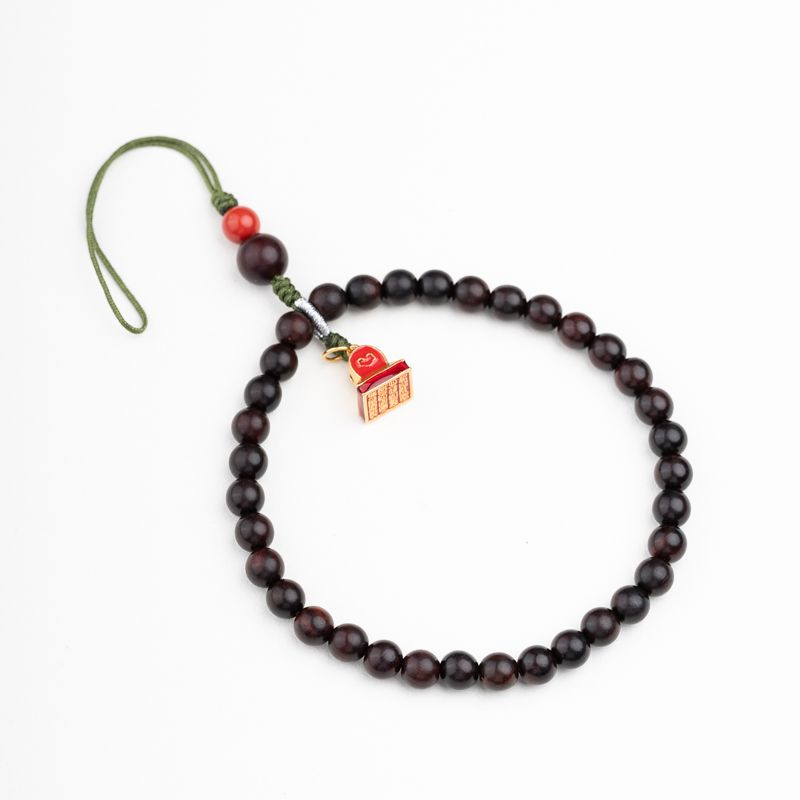 妈祖宝玺小叶紫檀手机挂