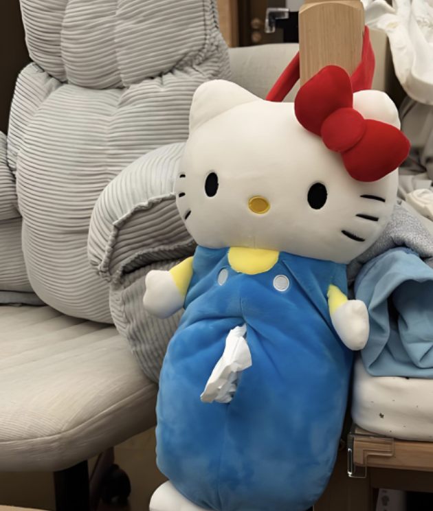 【m盒专拍】40车马飞kitty收纳娃娃摆件贴纸百货