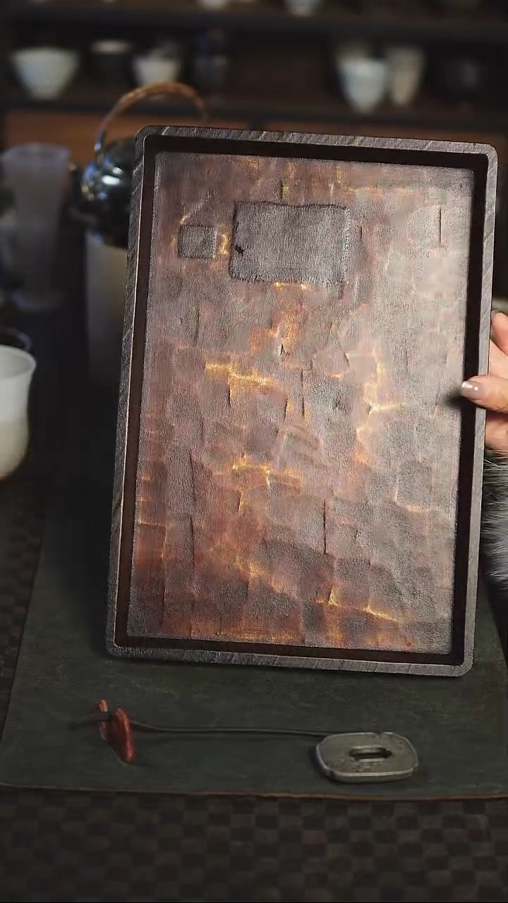 【闪购商品】赤具手作 木胎大漆茶盘