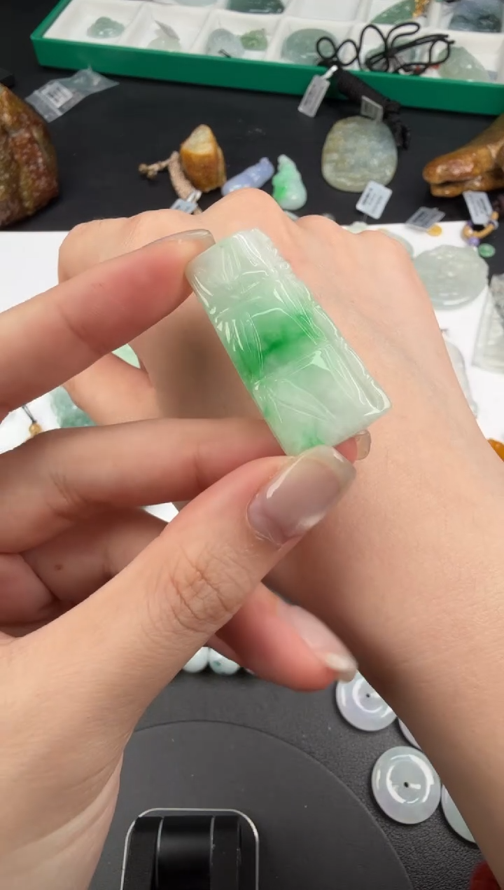 吊坠(不含链)未镶嵌翡翠翡翠饰品-319