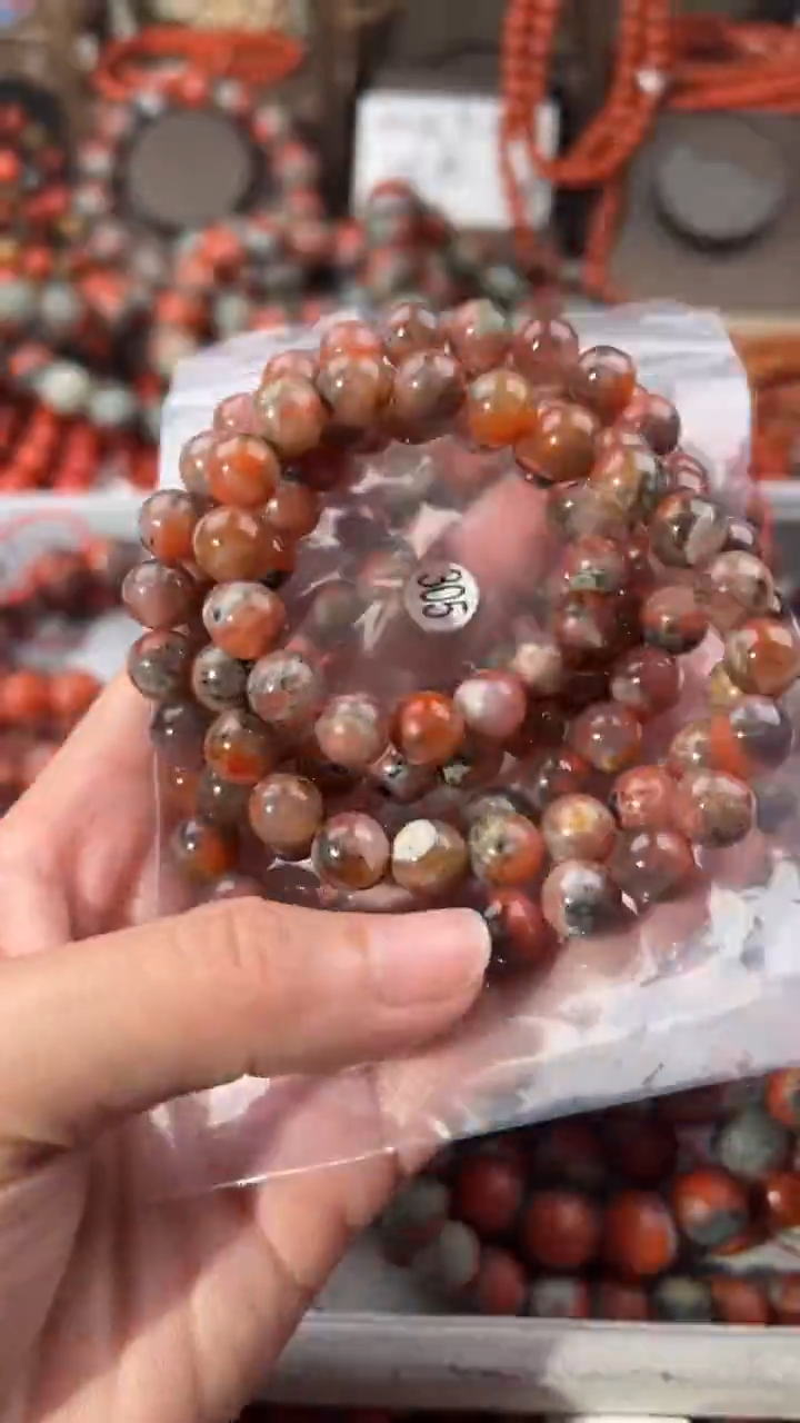 南红玛瑙手串未镶嵌9