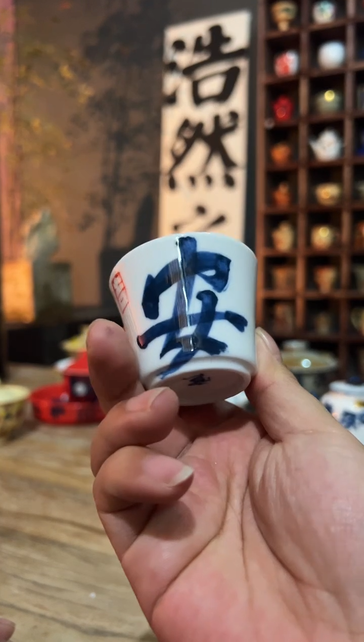 【闪购商品】观云听雨原创手绘茶具