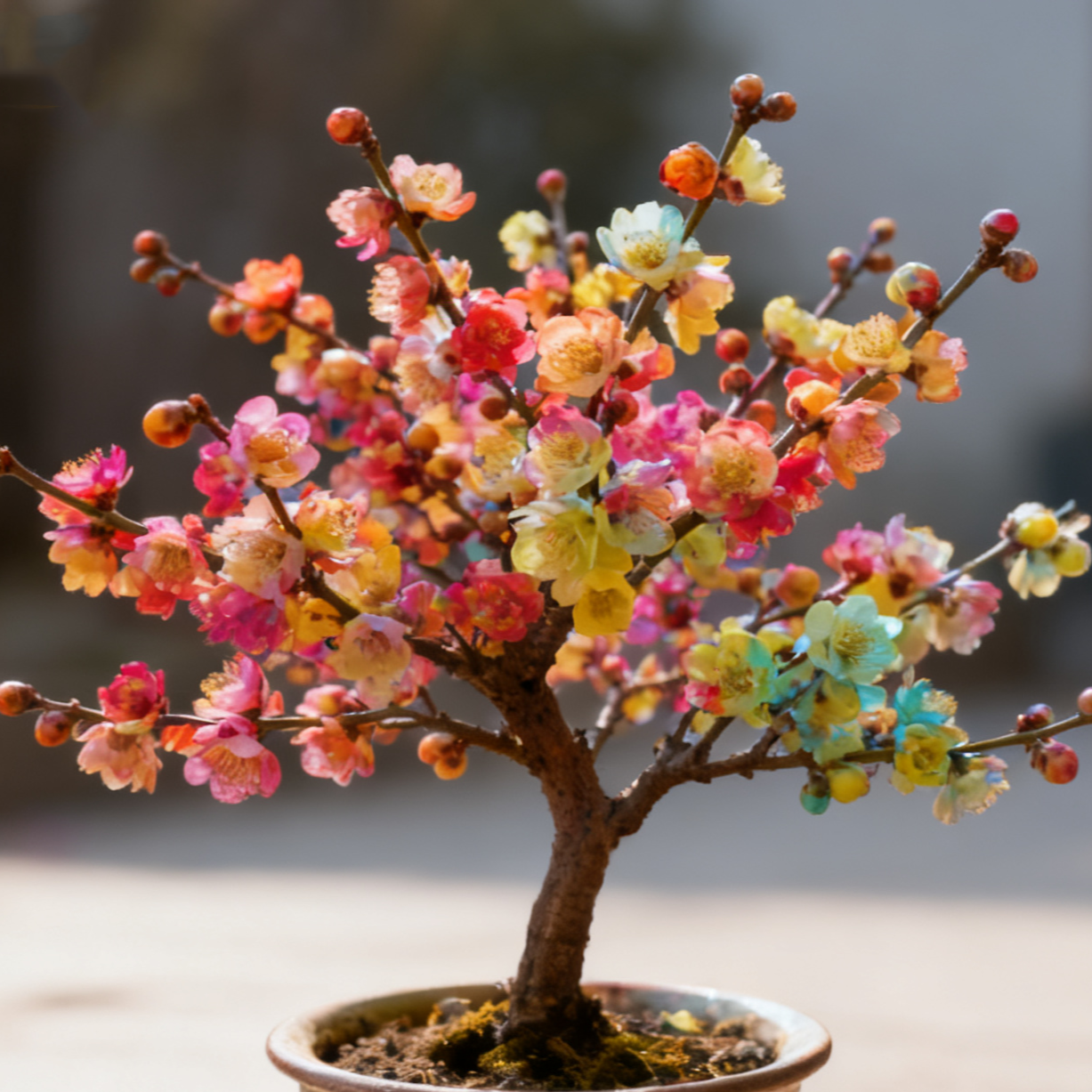 【多彩腊梅带花苞】老桩树苗浓香盆栽地栽耐寒好养室外走廊客厅绿植