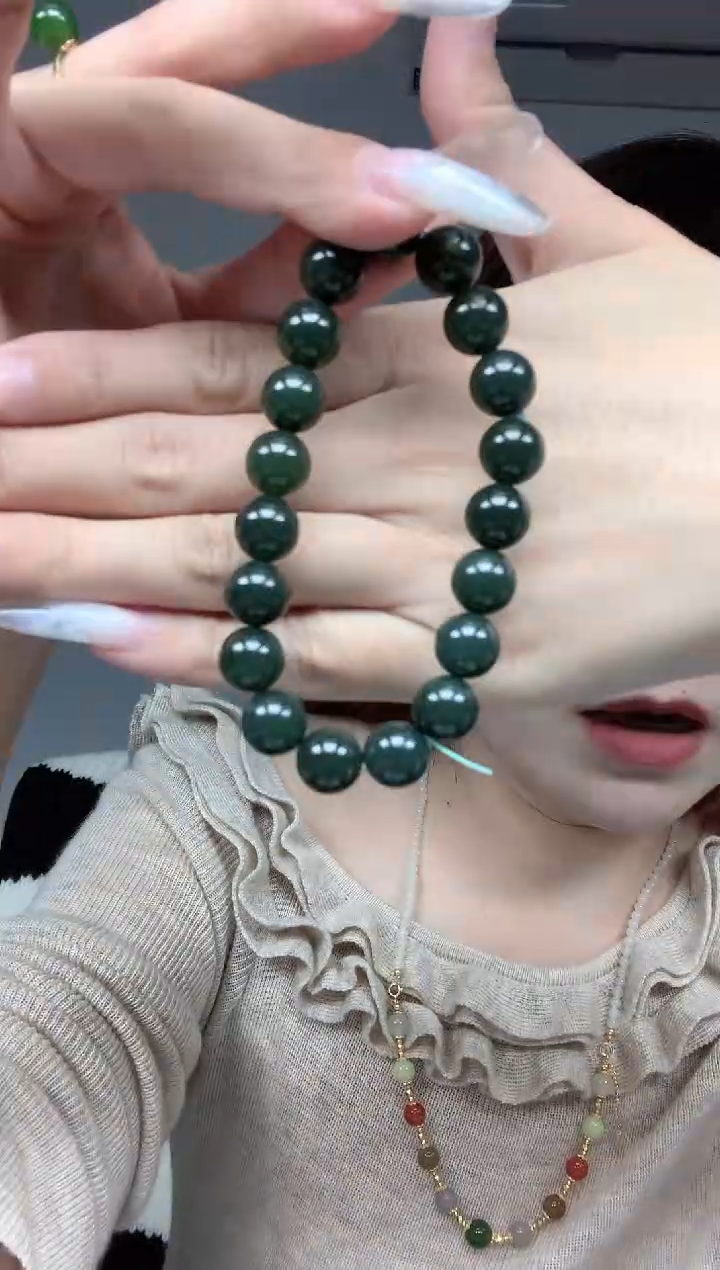 未镶嵌手串和田玉和田玉