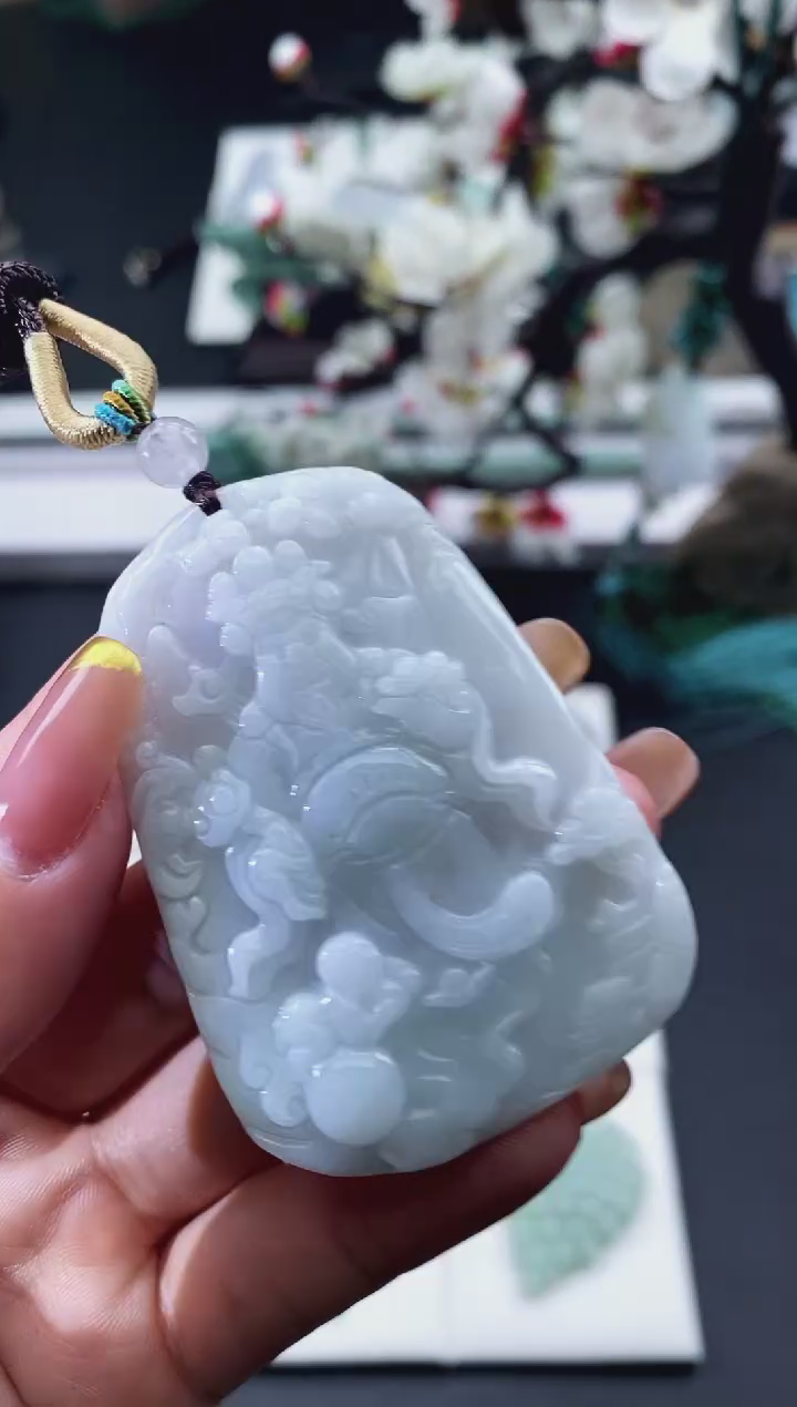 【闪购商品】翡翠颈饰未镶嵌天然缅甸A货翡翠