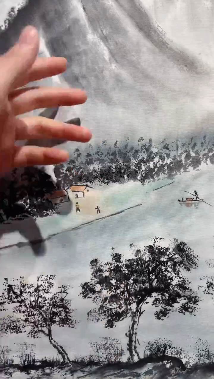 国画秦燕格国画手绘作品Y2