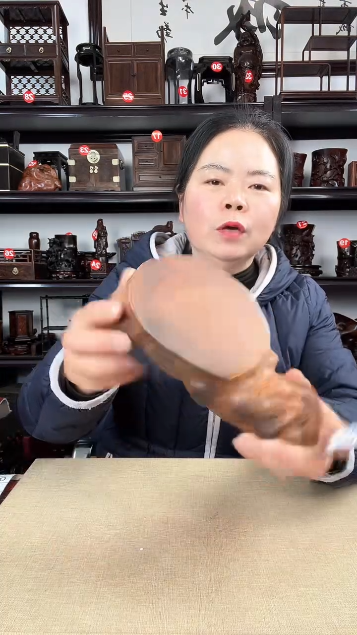 【闪购商品】木287瑕疵老李红木工艺品