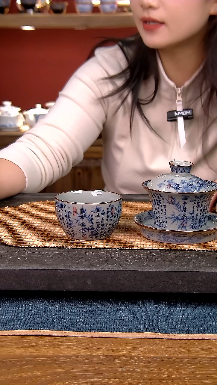 简装家用款2件套 老陶泥开片纹陶瓷茶具