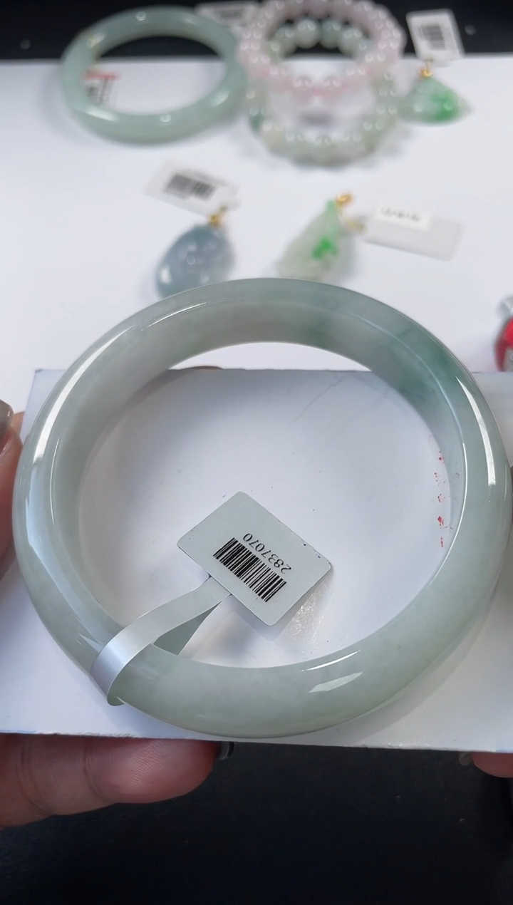 未镶嵌手镯翡翠基地发货H2925  61+