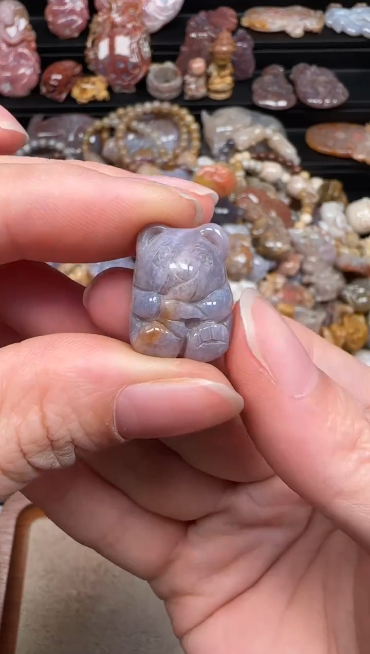 硅化珊瑚（珊瑚玉）未镶嵌颈饰249