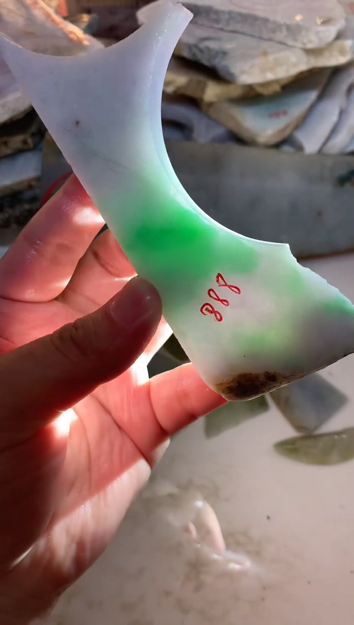 翡翠未镶嵌颈饰0韩0翡翠珠196