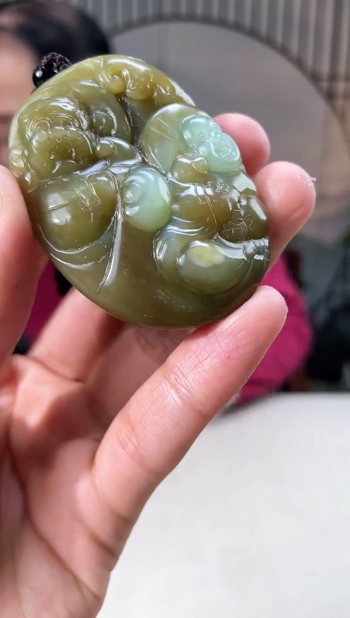 【闪购商品】定制和田玉和田玉（多样性拍一发一带证）100148