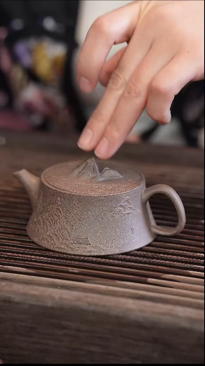 茶壶紫砂山隐 还原烧 130cc
