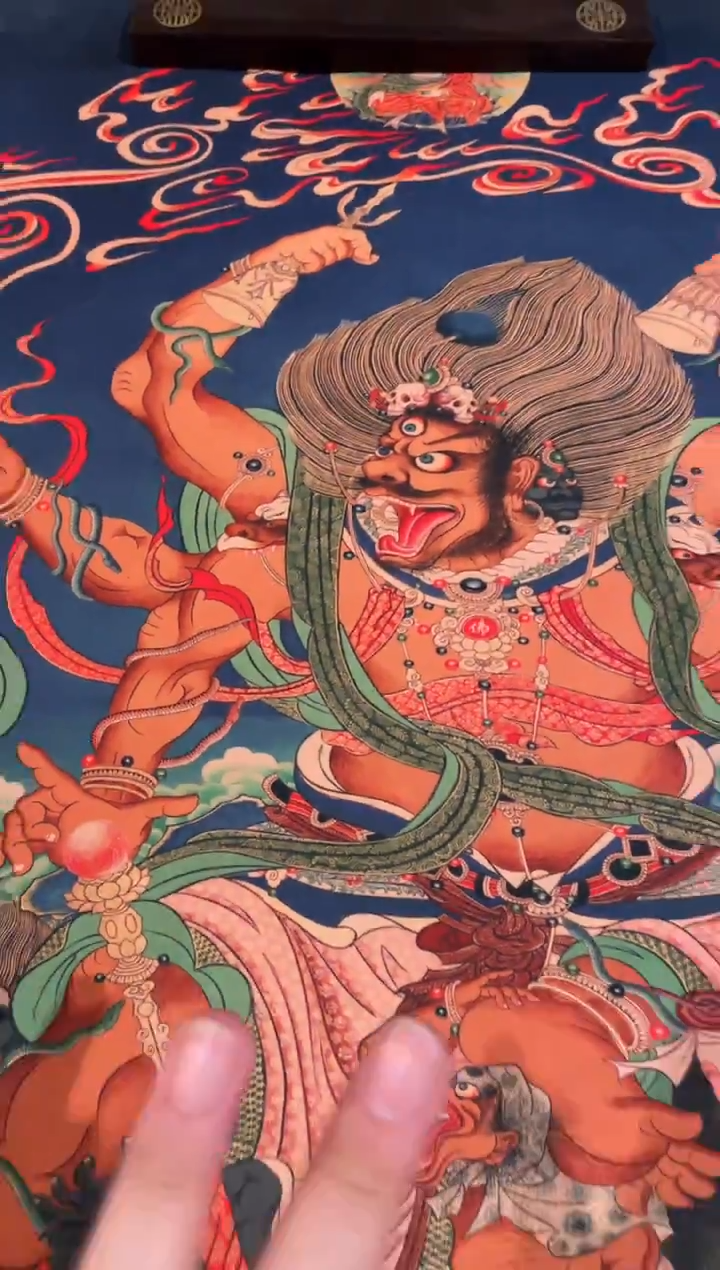 卷轴画手绘唐卡080