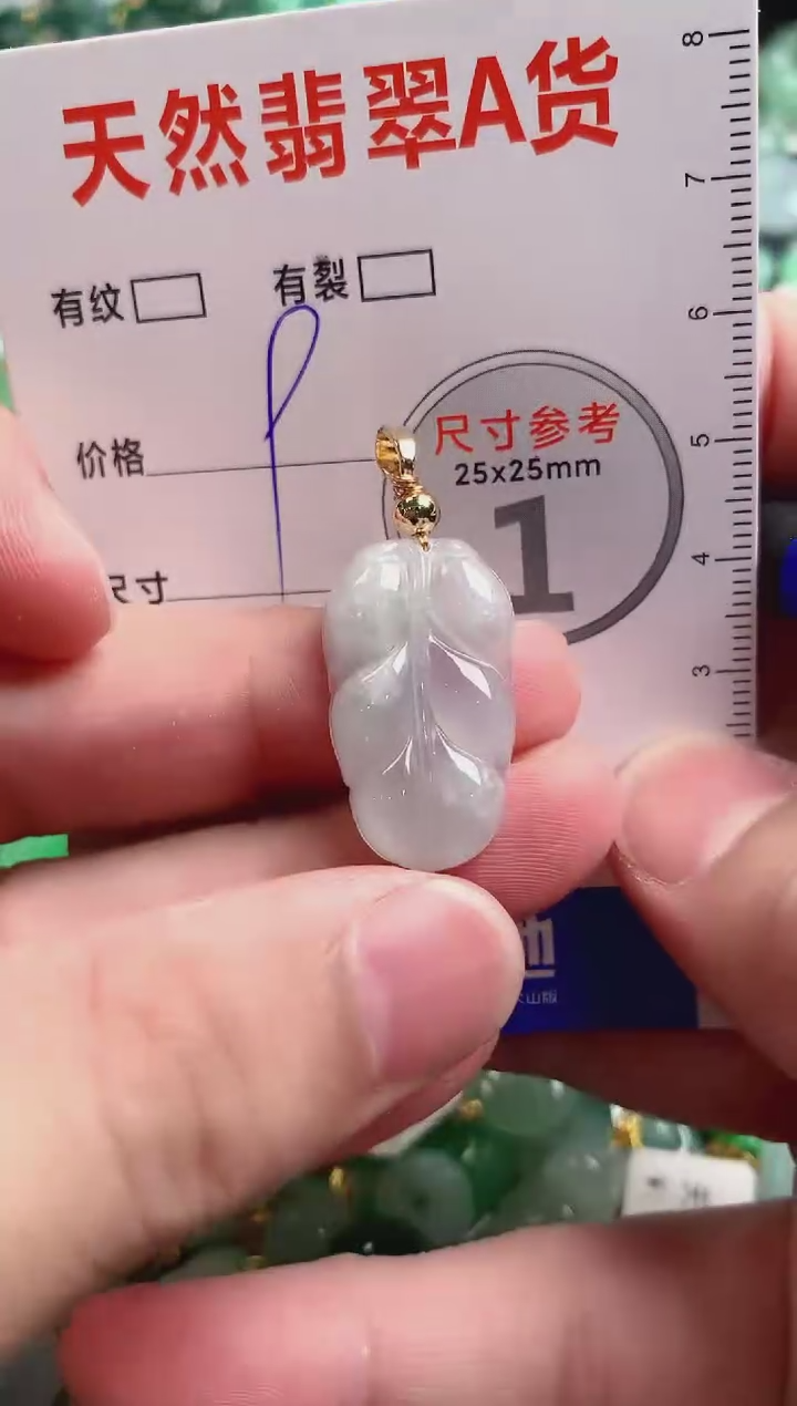 翡翠未镶嵌颈饰24000556