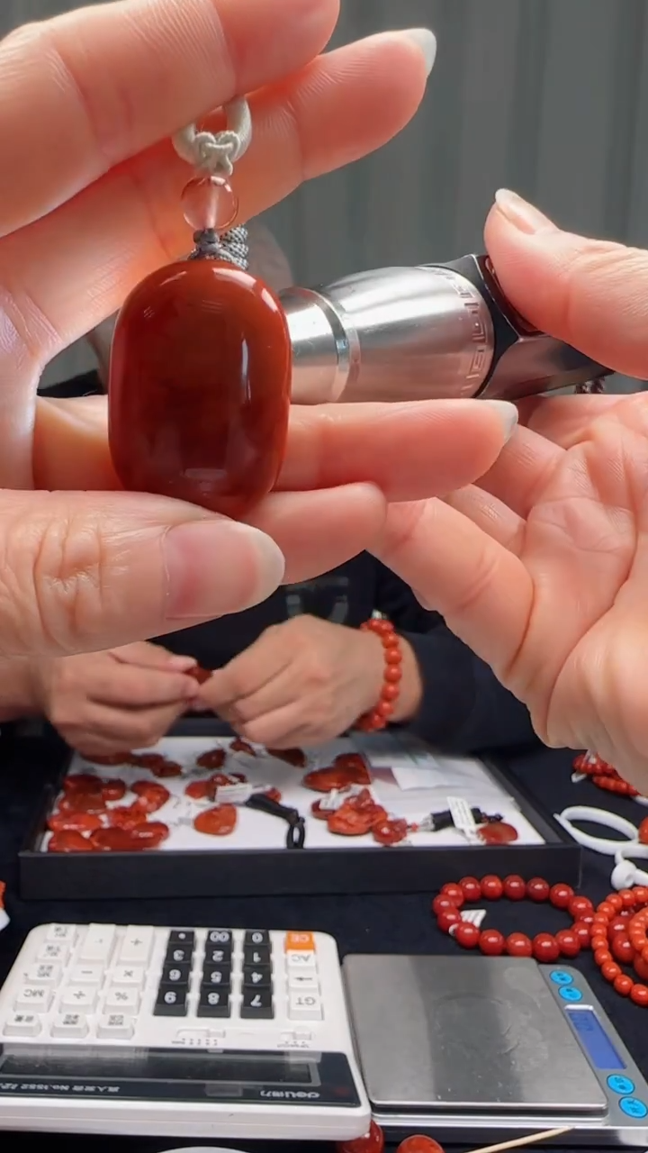 未镶嵌多样性发一件南红玛瑙瓦西无事牌