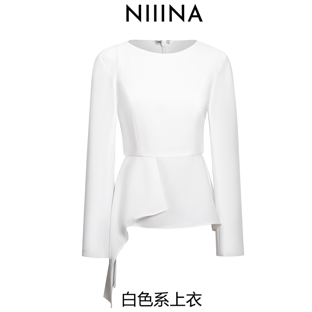 NIIINA设计师西装上衣轻奢名媛简约小众款6522H