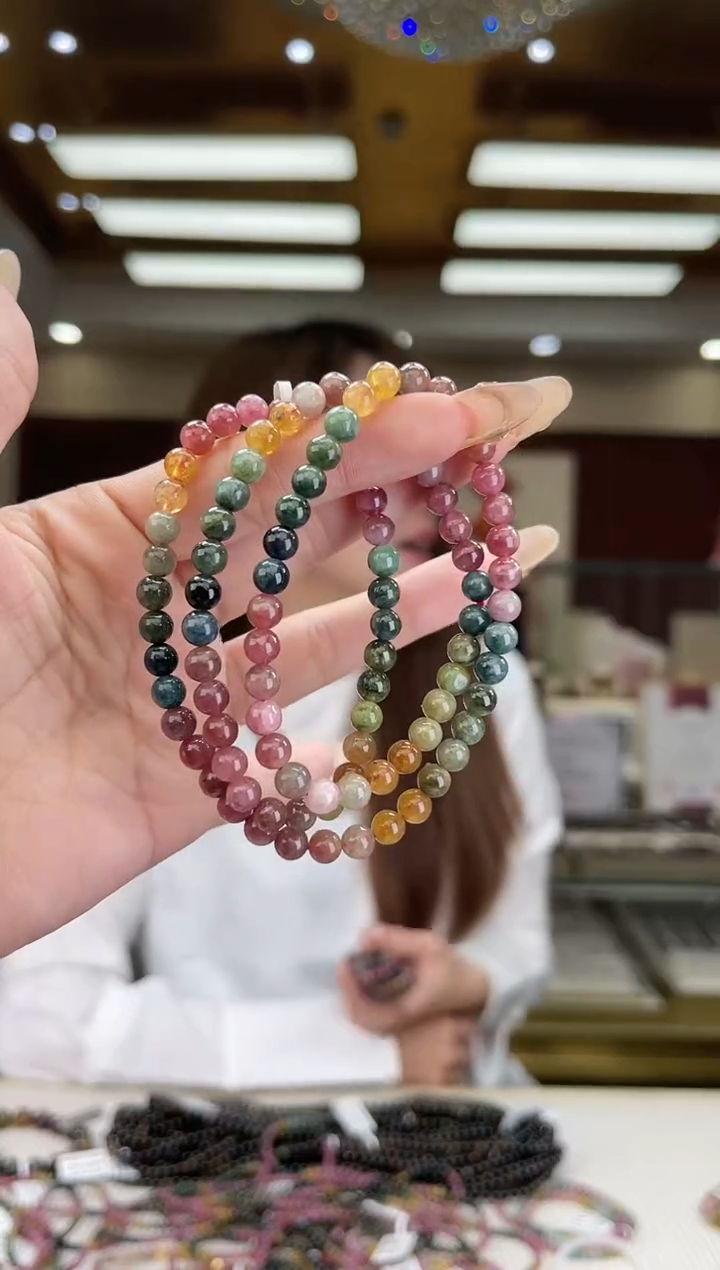 【闪购商品】碧玺/未镶嵌5mm+碧玺多圈多样性发货