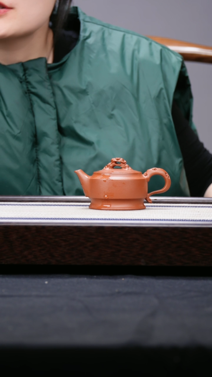 【闪购商品】紫砂茶壶小煤窑朱泥  磐石壶