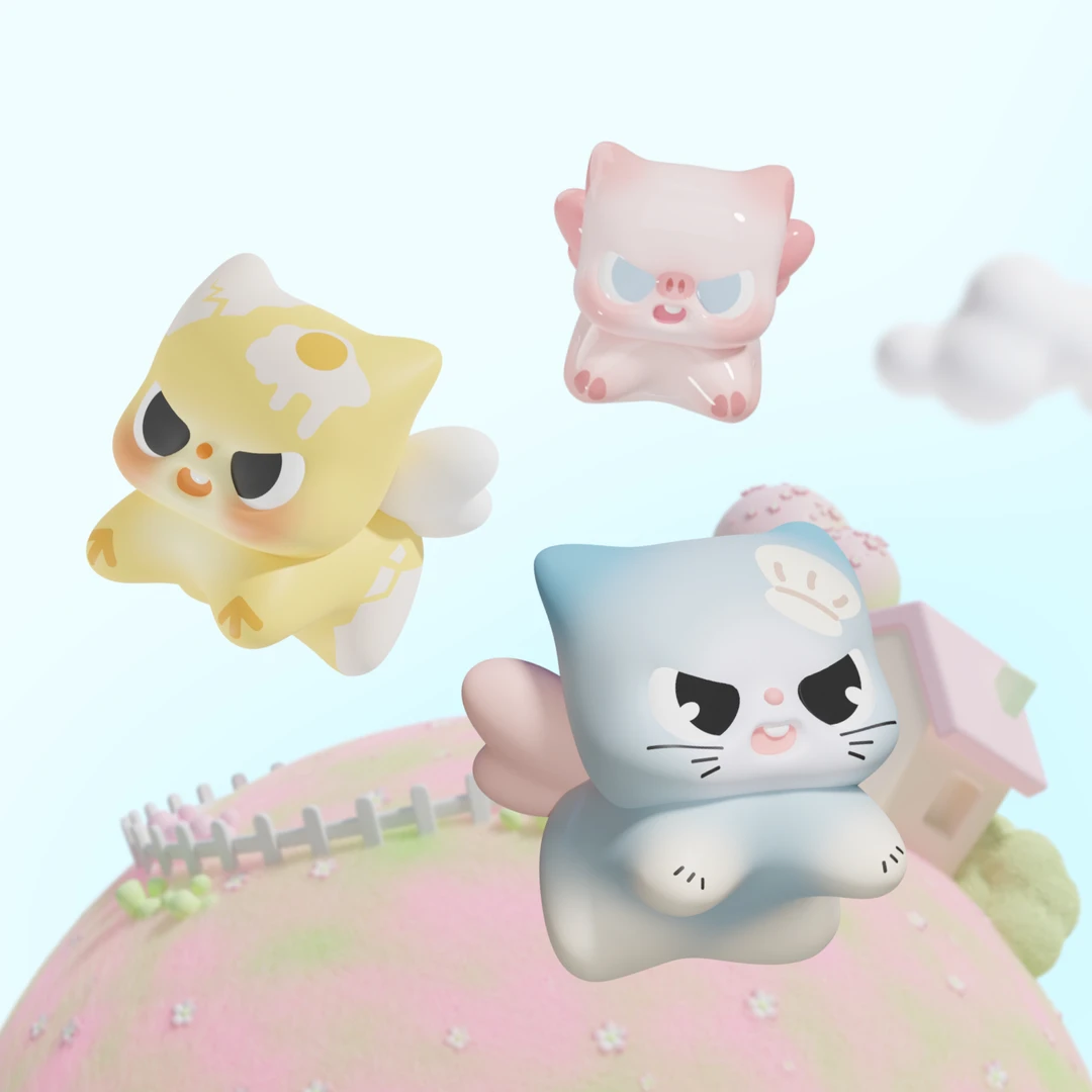 【拆盒】萌粒挂链大乱斗系列盲袋