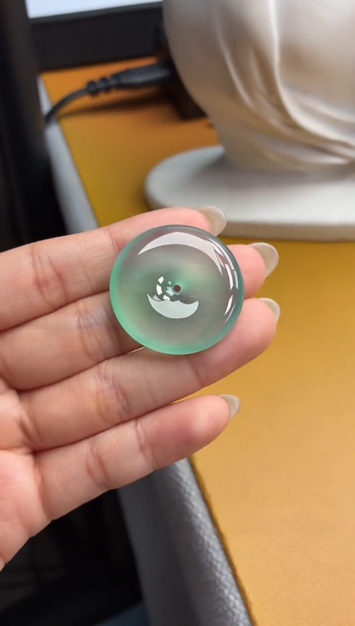 吊坠(不含链)未镶嵌翡翠55 平安扣 30.6 5.8