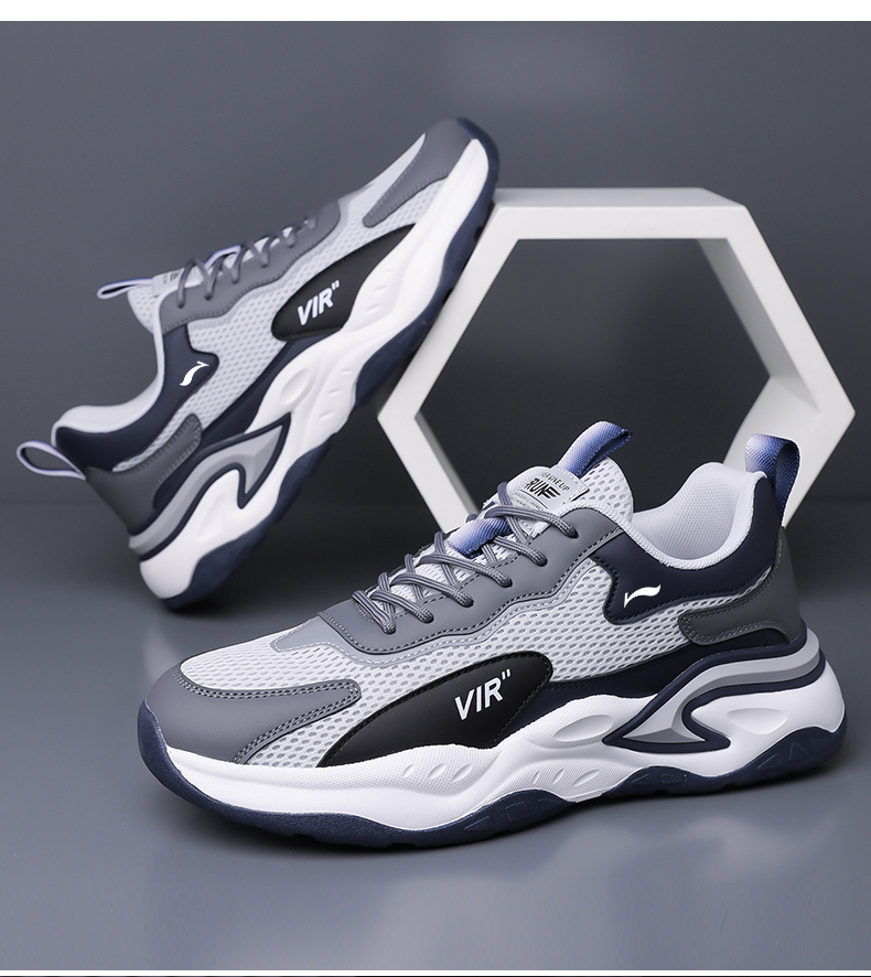 官方正品赤兔夏季新款网面透气男士减震潮流软底休闲百搭运动男鞋