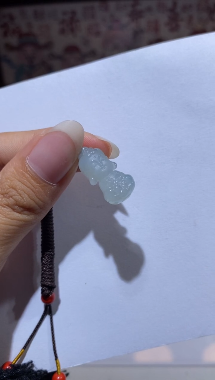 【闪购商品】翡翠颈饰未镶嵌文殊宝宝佛