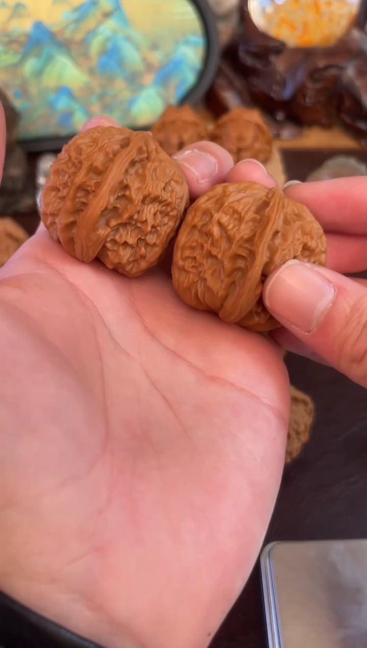 把件文玩核桃白狮子38