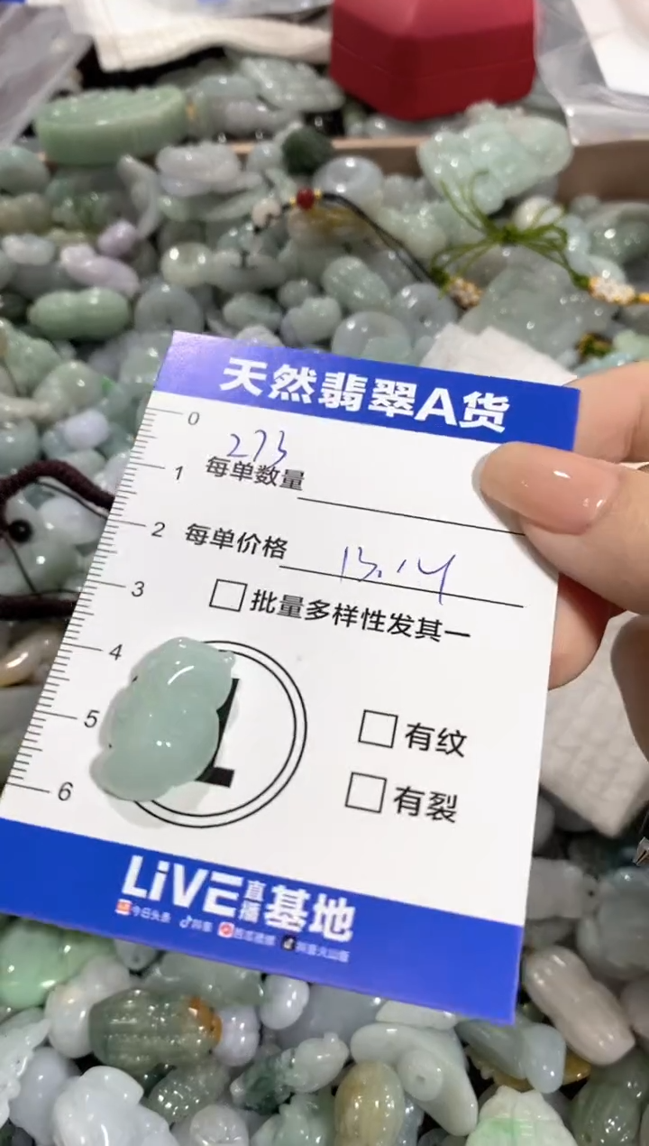 颈饰未镶嵌翡翠天然翡翠A货批量多样性发一件