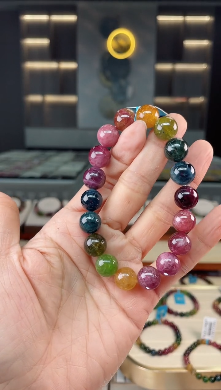 【闪购商品】碧玺单圈手串未镶嵌（多样性发一条）Q
