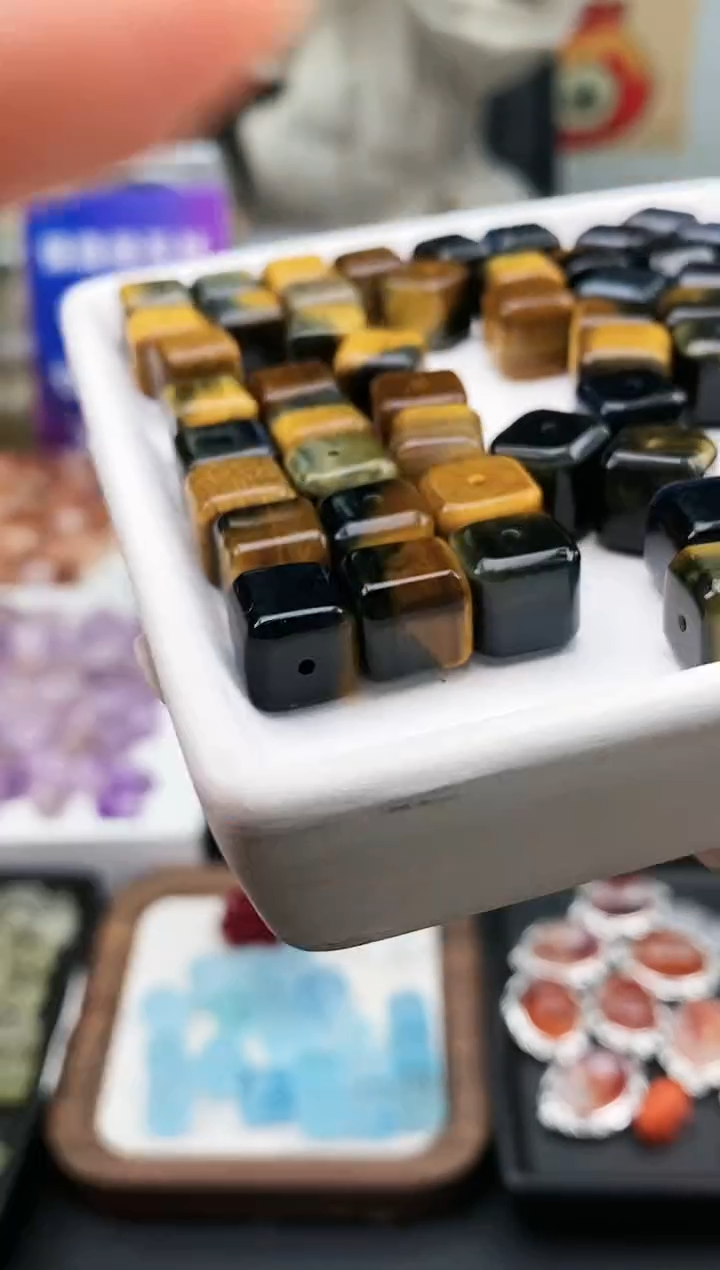 【闪购商品】木变石（虎睛石）颈饰未镶嵌152a多样性发其一/1.14/1个