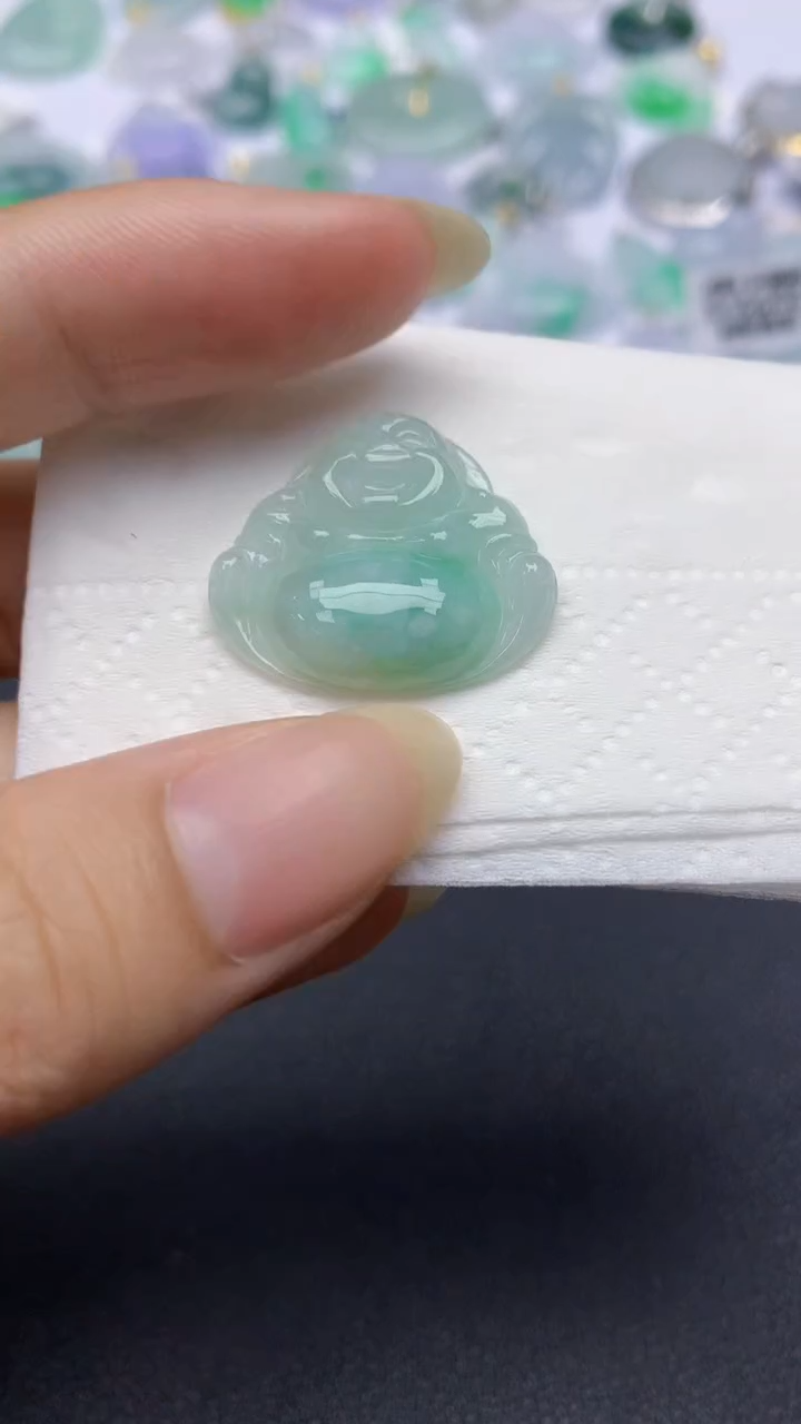 颈饰未镶嵌翡翠天然缅甸a货翡翠百元以上9元证书费自理