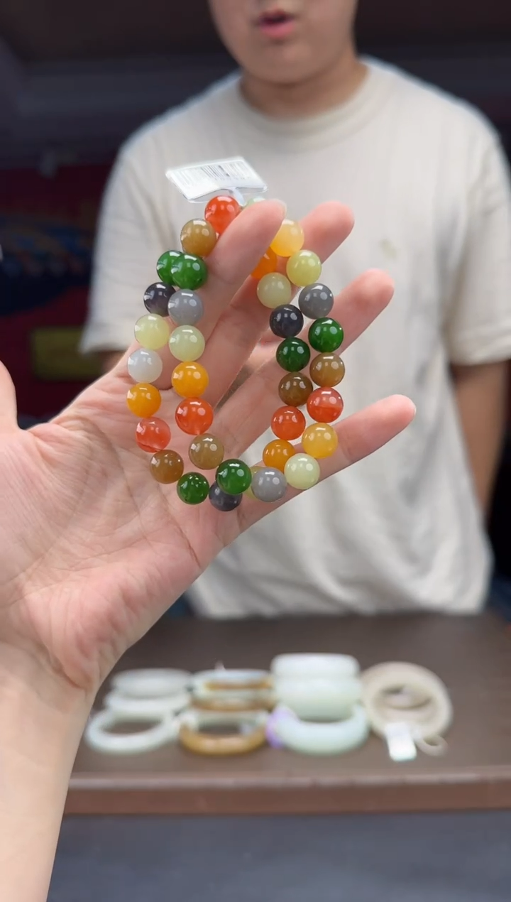 未镶嵌手串和田玉多宝单圈手串多样性发货拍一发一