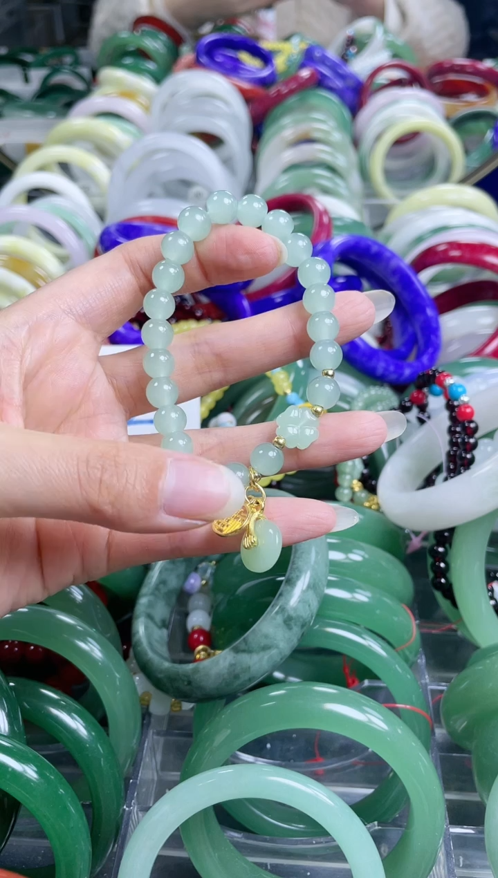 【闪购商品】石英质玉发饰未镶嵌8