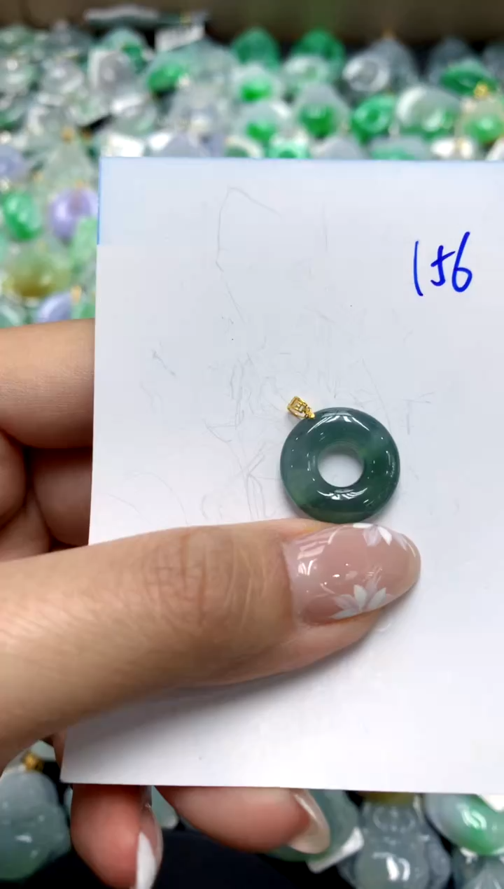 【闪购商品】翡翠颈饰18K金镶嵌111111111111111111