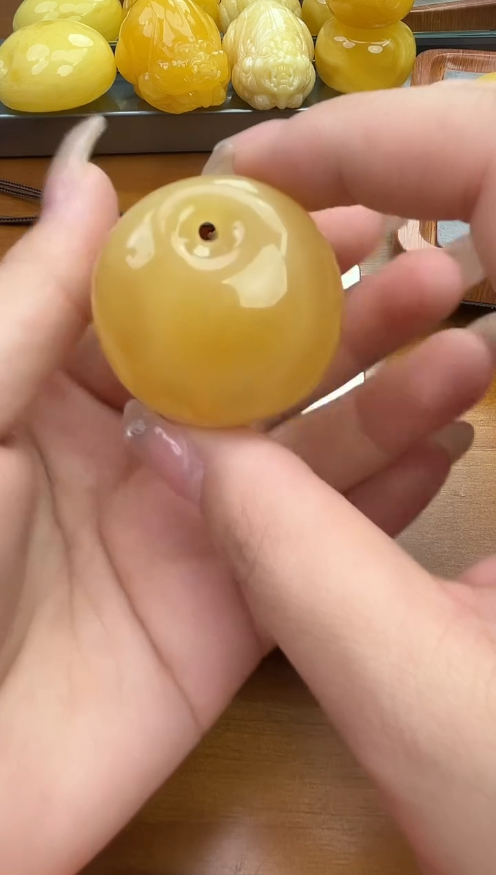 裸石琥珀未镶嵌琥珀蜜蜡吊坠