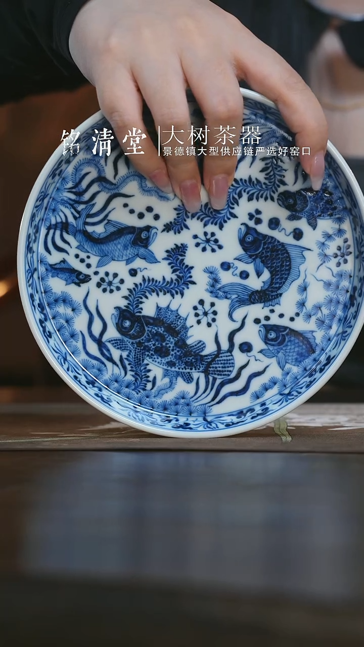 杯子S****i刘建锋窑鱼藻壶承