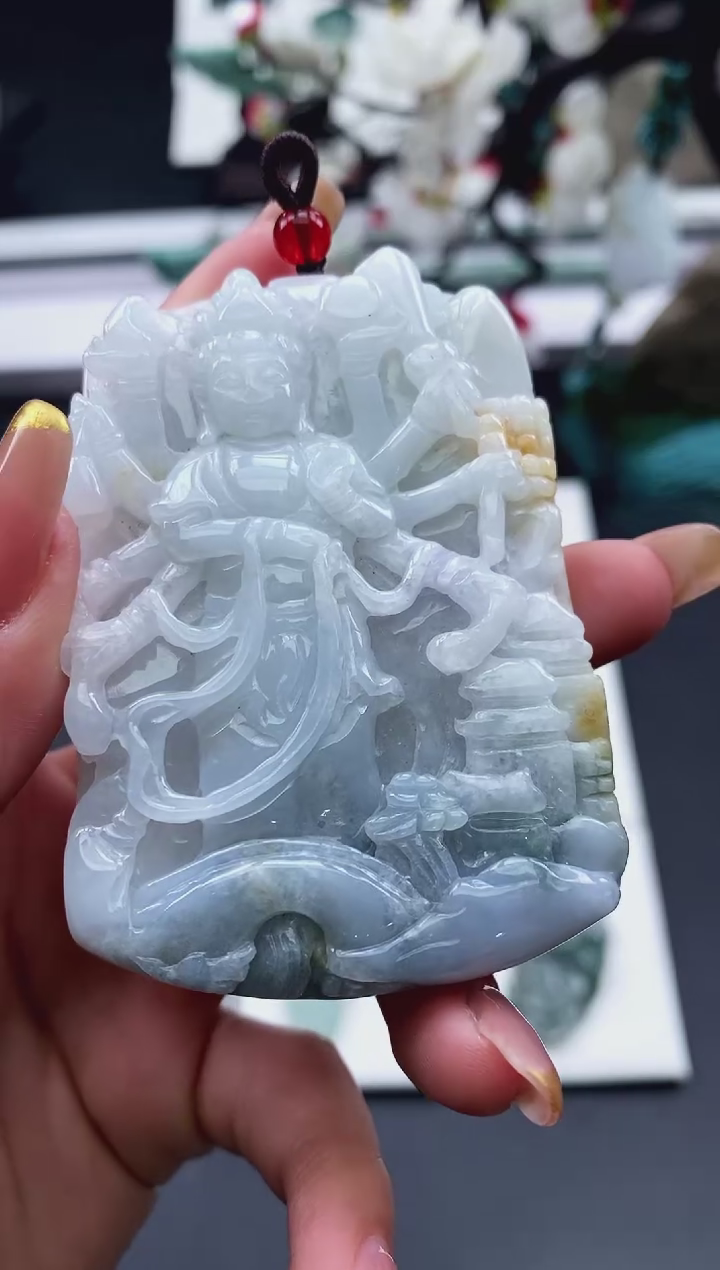 【闪购商品】翡翠颈饰未镶嵌天然缅甸A货翡翠