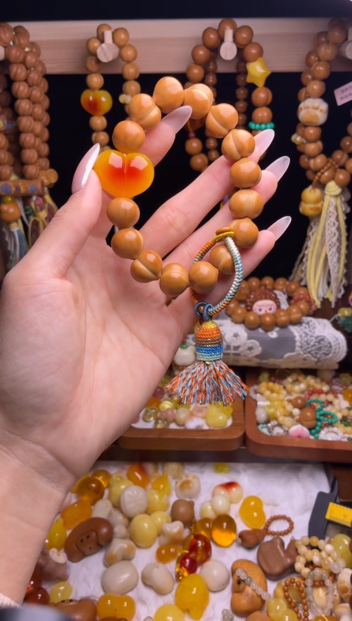 吊坠猴头核桃福利款 柯基流苏吊坠手串