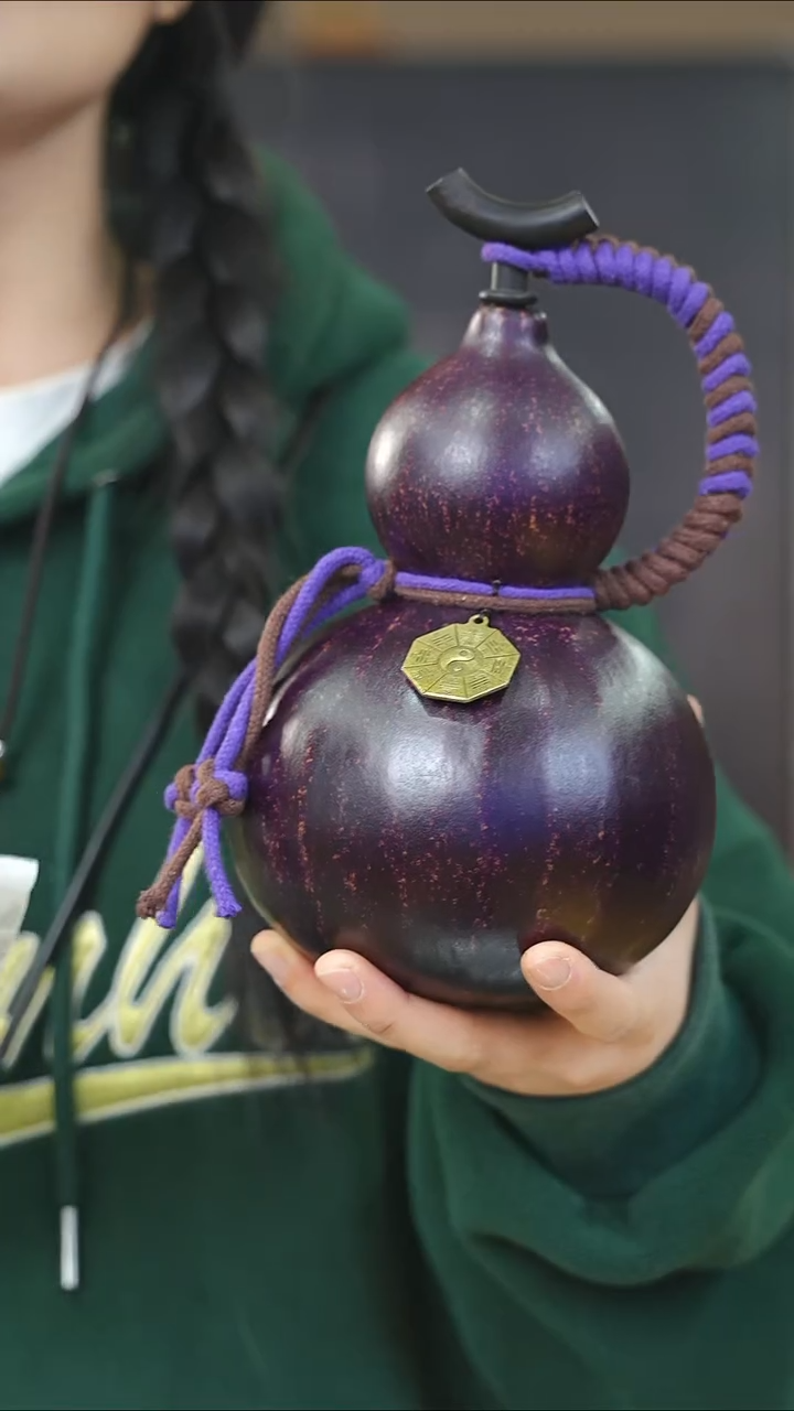 【闪购商品】XG131大漆酒葫芦不包手串及旋转底座