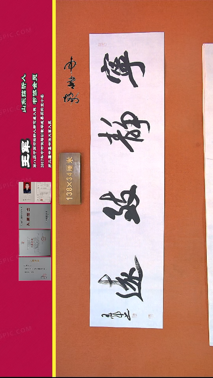 【闪购商品】书法364王军书法作品