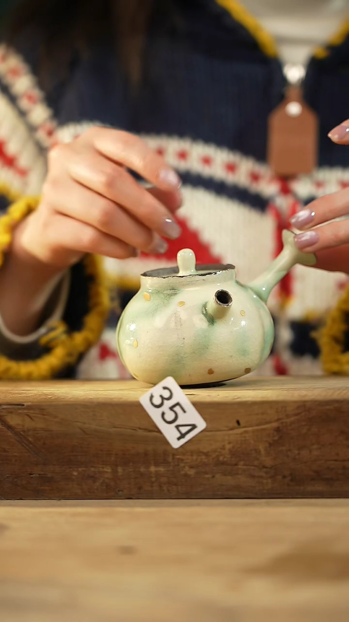 【闪购商品】瓷片设计师手作款 青花系列 珂珂