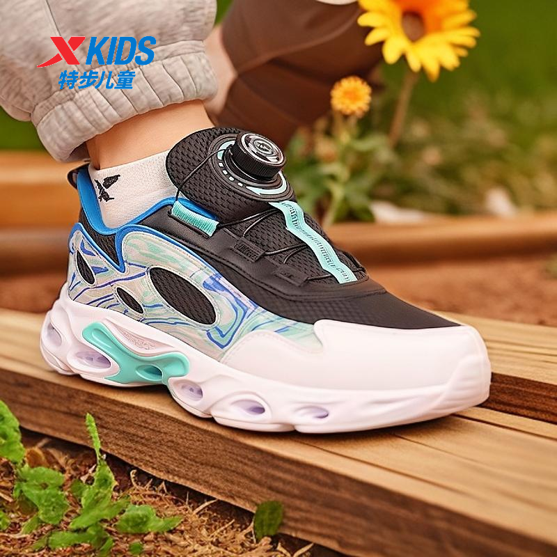 【密网跑步鞋】特步儿童冬季大童舒适软底防滑运动鞋676315119347