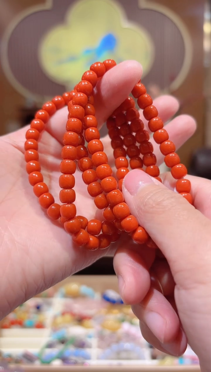 【闪购商品】南红玛瑙手串未镶嵌设计款珠串