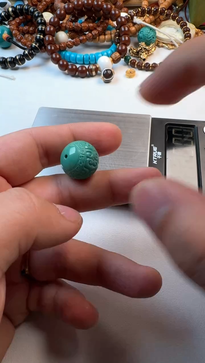 【闪购商品】绿松石珠宝半成品未镶嵌松石珠