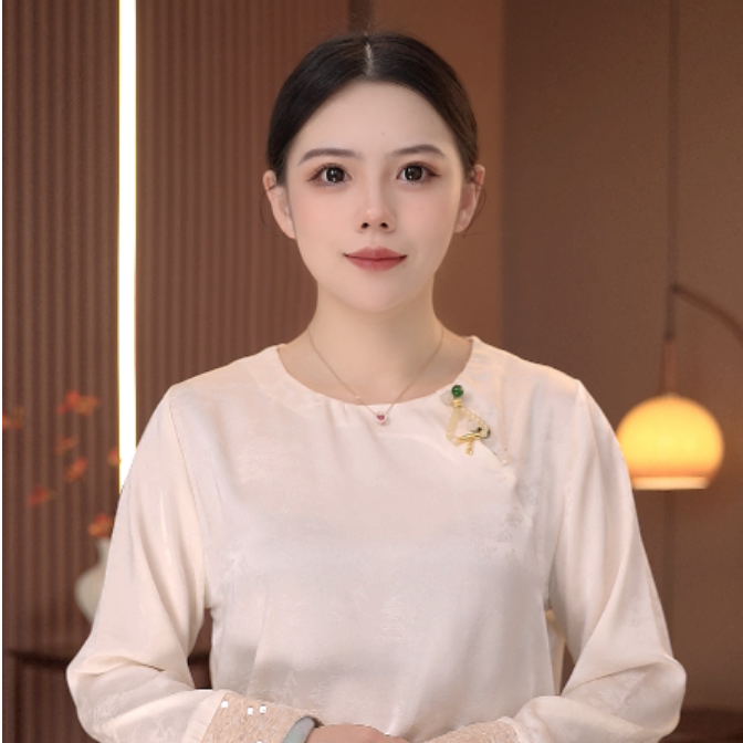 ［翠琉璃］2025新款提花亮片新中式长袖内搭Z6015 403沐子