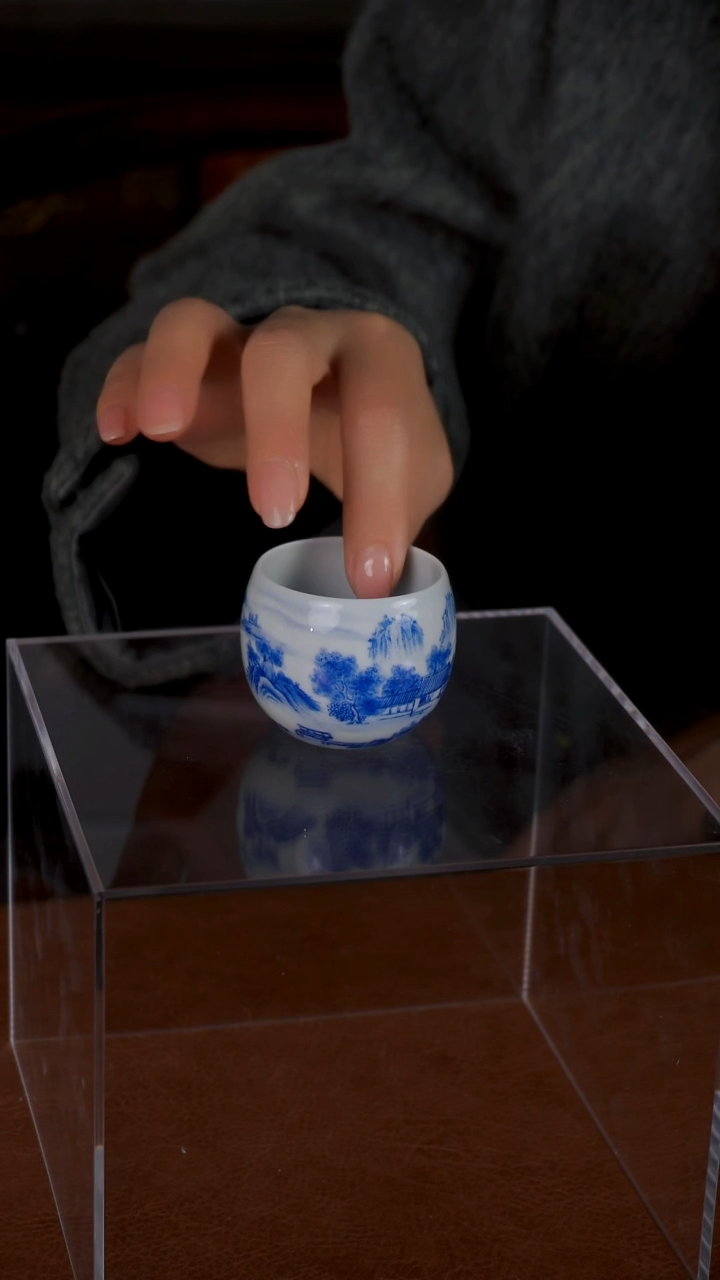 【闪购商品】杯手工手绘精品陶瓷摆件