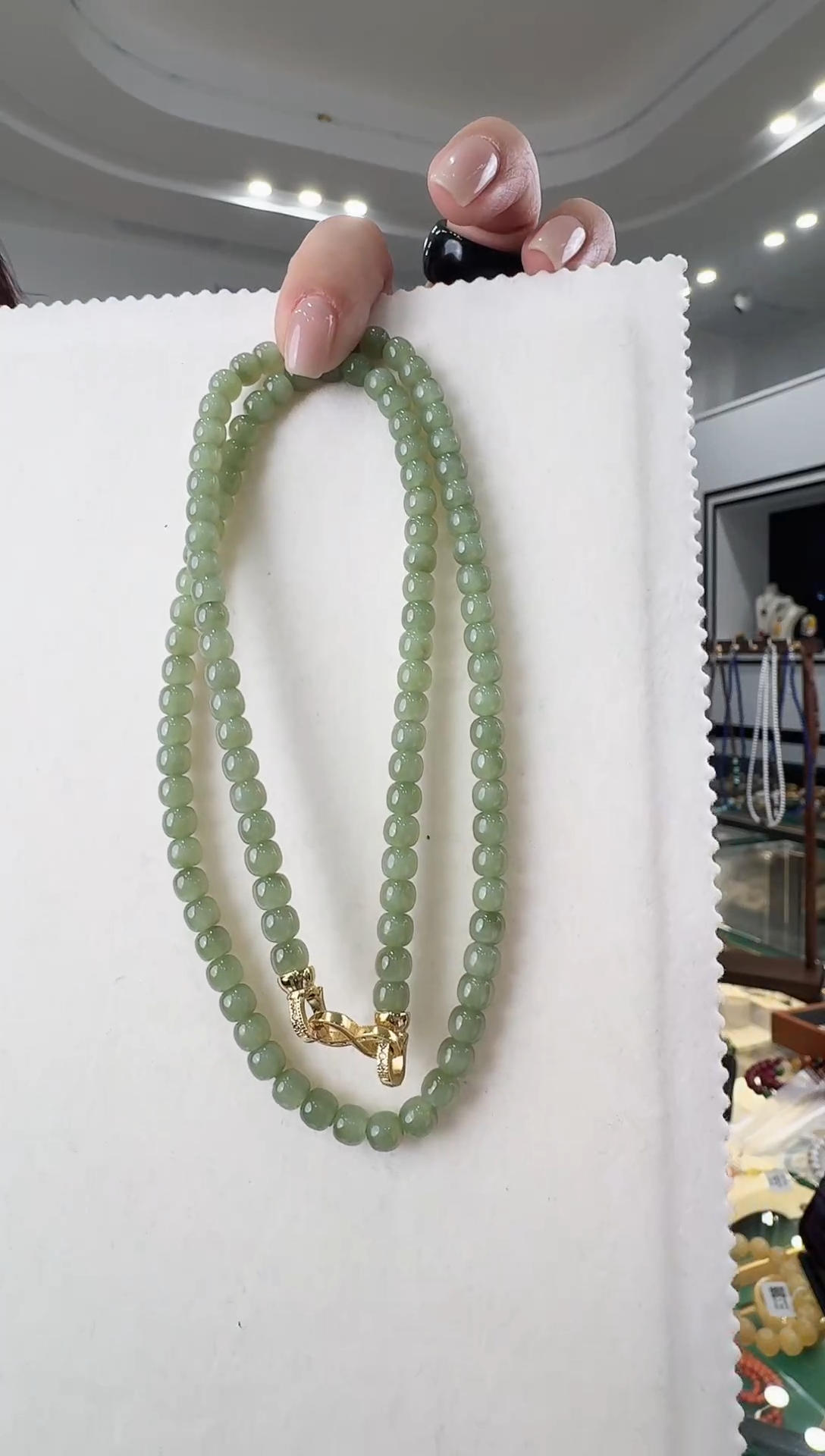 项链未镶嵌和田玉精致的项链