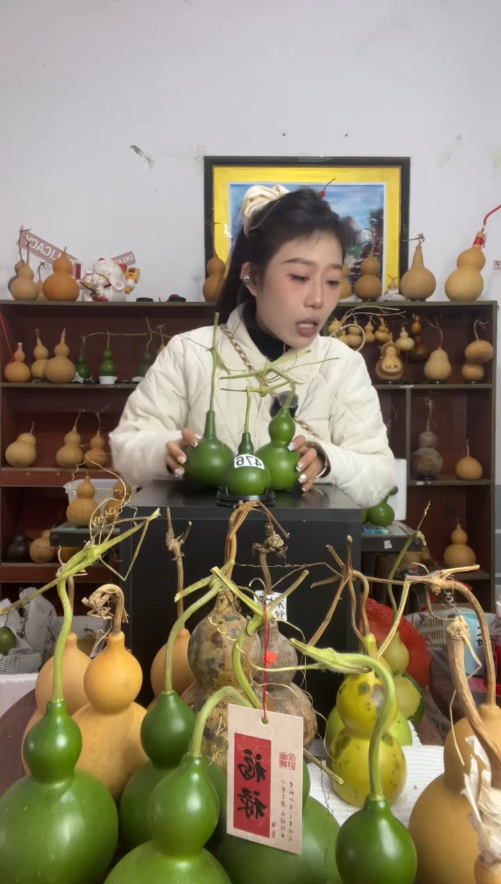 番476天然葫芦摆件 一物一拍龙头不保售后