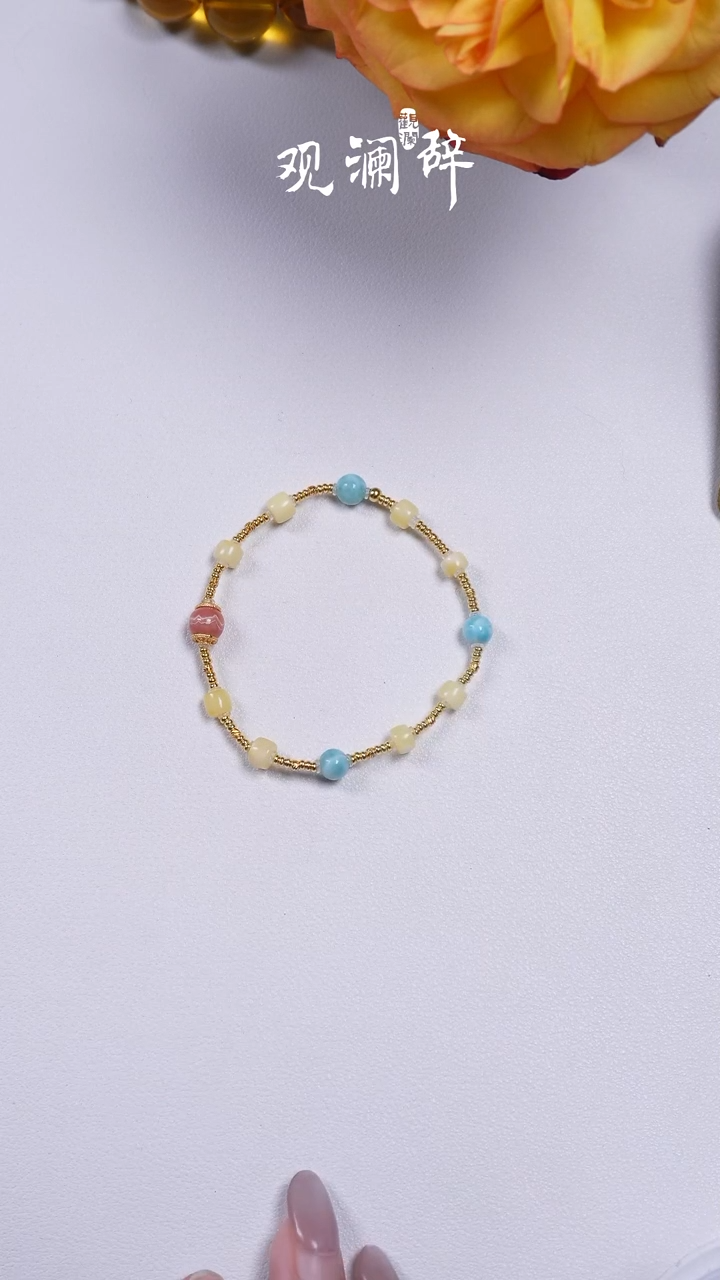 【闪购商品】菱锰矿（红纹石）蜜蜡银S925镶嵌等多宝